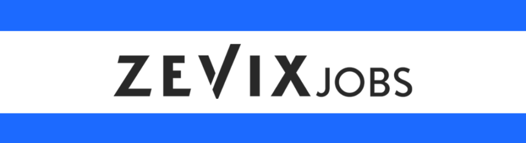 Zevix Jobs logo banner